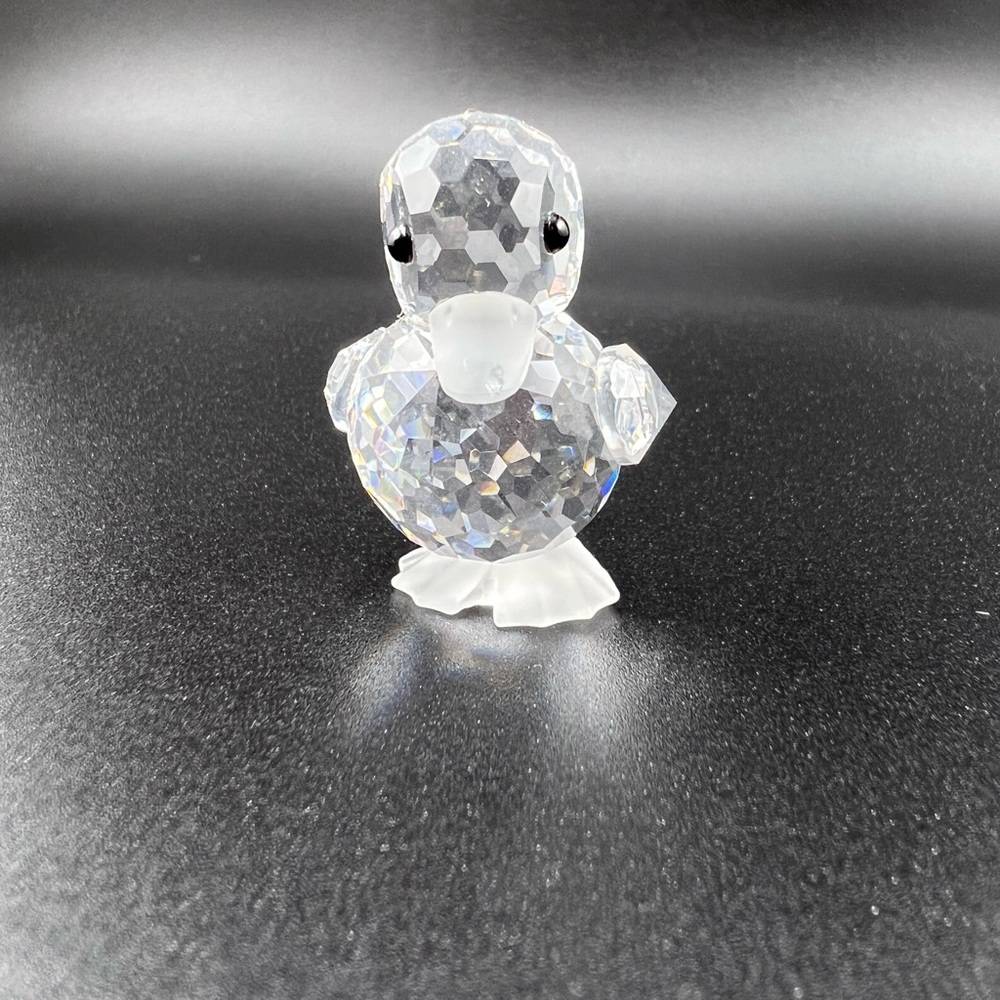 Swarovski crystal miniature duck standing